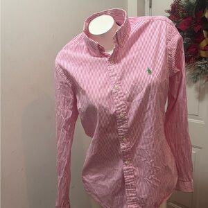 Ralph Lauren Pink Striped Shirt